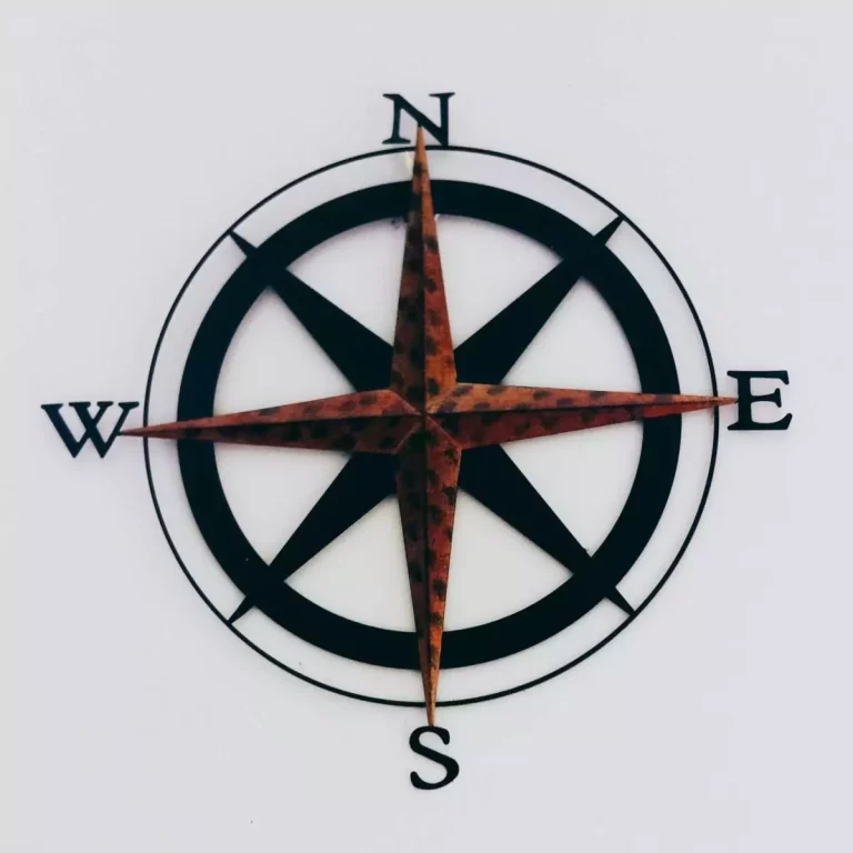 Compass wall decor symbolizing direction and guidance for addiction recovery in Texas