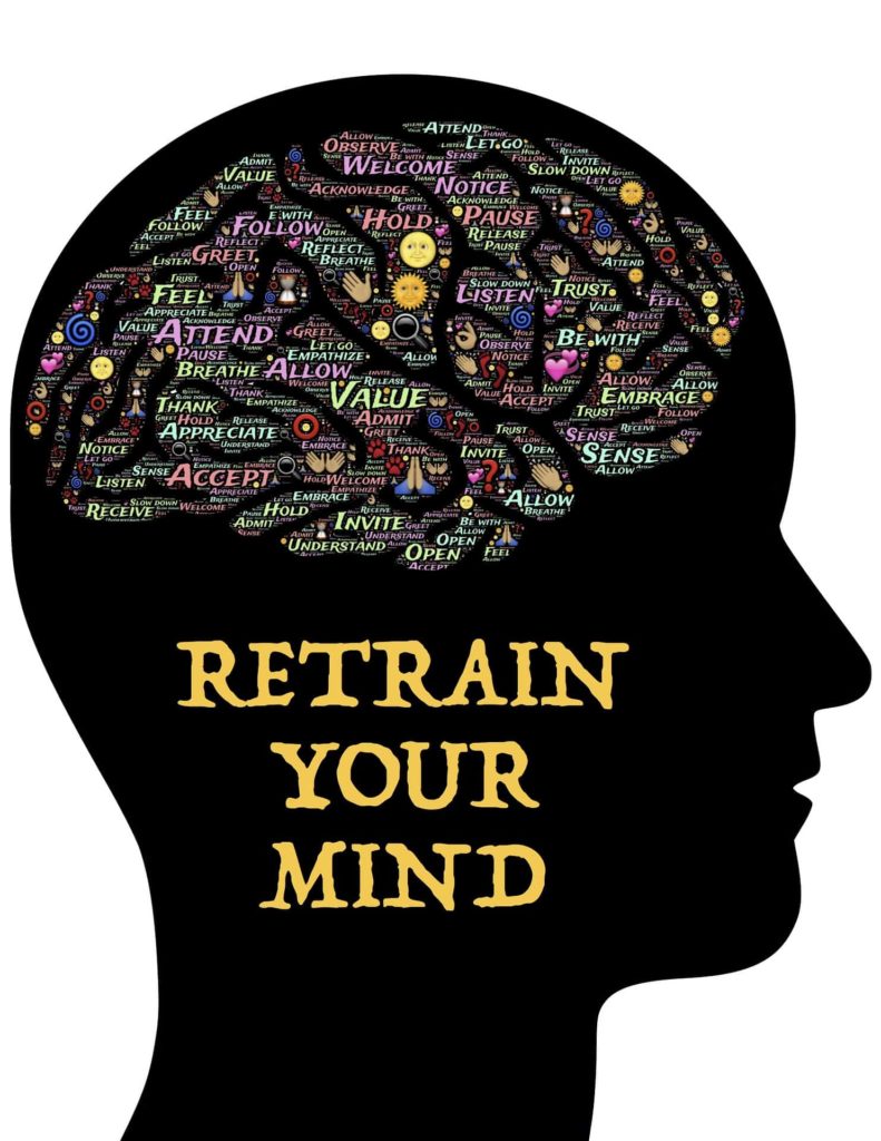 Cognitive Behavioral Therapy for Stress retrains your mind.